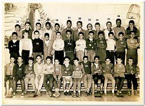 ECOLE MAGNAN GARCONS 1961 CM1